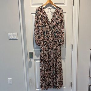 Astr the label - Long Sleeve Backless Maxi Dress